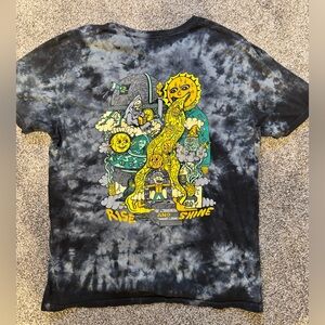 Killer Acid “Rise and Shine” Black Graphic T-Shirt Large Limited Edition L